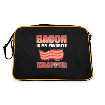 Truie de bacon Jambon Grill Barbecue Smoked Spe - Sac Retro - noir/or - Dos