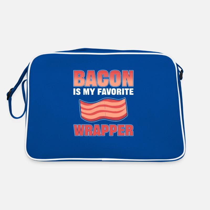 Bacon Is My Favorite Wrapper Bacon Meat BBQ Retro Bag
