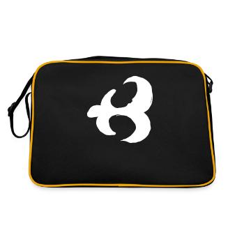 Egypte Ancien Symbole Soin - Sac Retro - noir/or - Dos