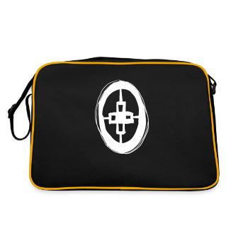 Egypte Ancienne Symbol Intelligence - Sac Retro - noir/or - Dos