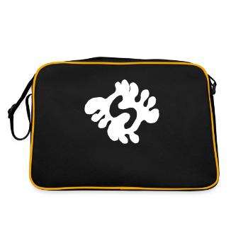 Egypte Ancien symbole de paix - Sac Retro - noir/or - Dos