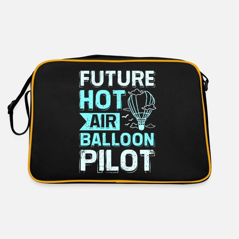 Future hot air balloon Retro Tasche