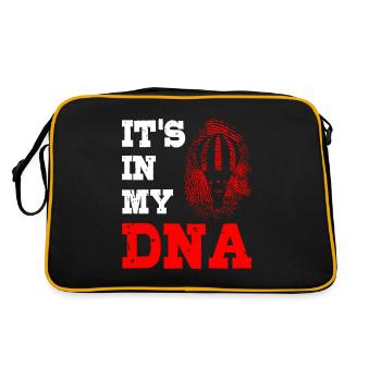 It's in my dna hot air balloon pilot - Retro Bag - black/gold - Back
