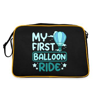 Children my first hot air balloon ride - Retro Bag - black/gold - Back