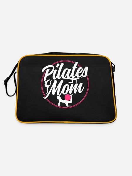 Pilates Mama Mami Mère Amante - Sac Retro - noir/or - Dos
