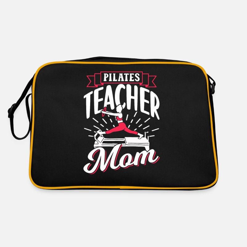 Pilates Lehrerin Mama Pilateslehrerin Mami Mutter Retro Tasche