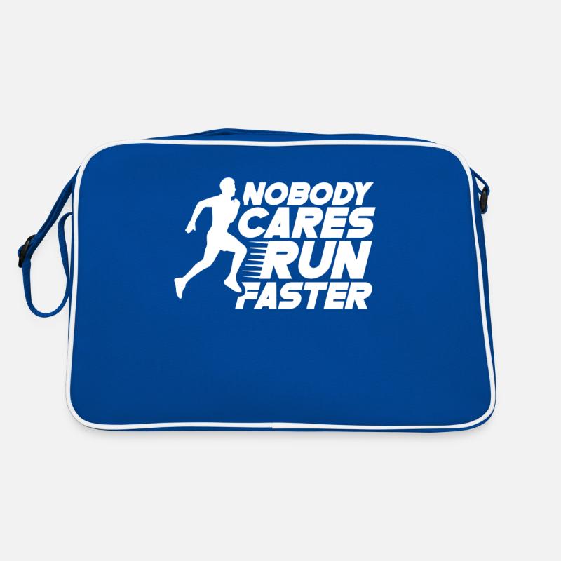 No one cares about running fast runners Retro Bag