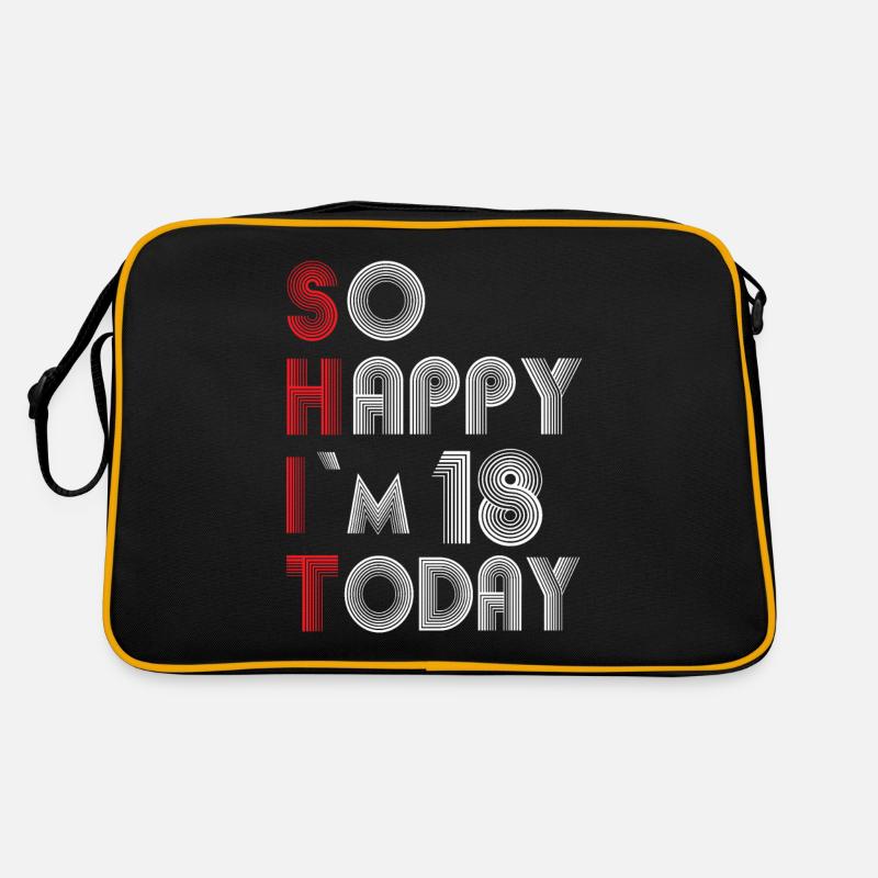 18 Geburtstag Retro Tasche