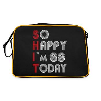 88 ans - Sac Retro - noir/or - Dos