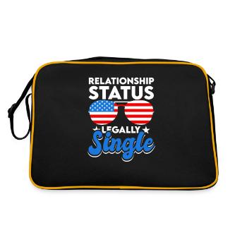 Séparation Divorcé Ex Femme Mari - Sac Retro - noir/or - Dos