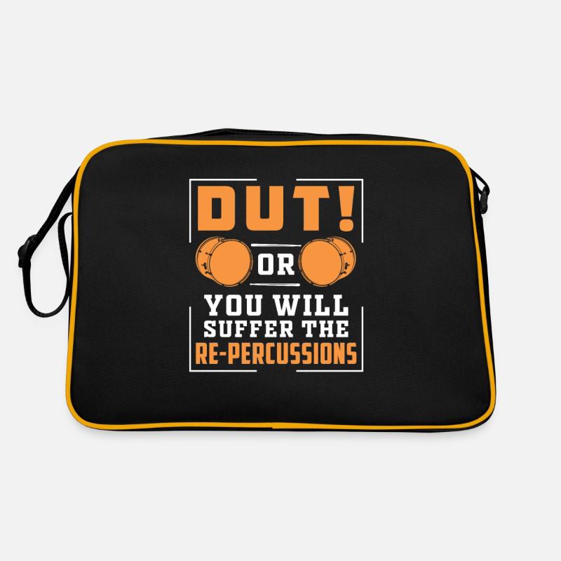 Dut! Or You Will Suffer The Re-Percussions Funny Retro Bag