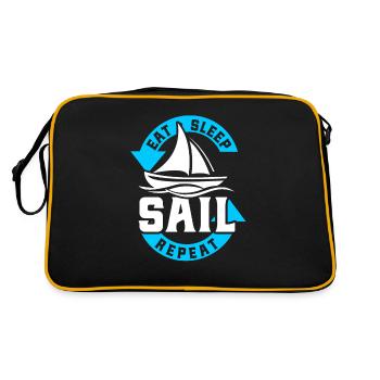 Voilier Marin Voilier Voilier - Sac Retro - noir/or - Dos
