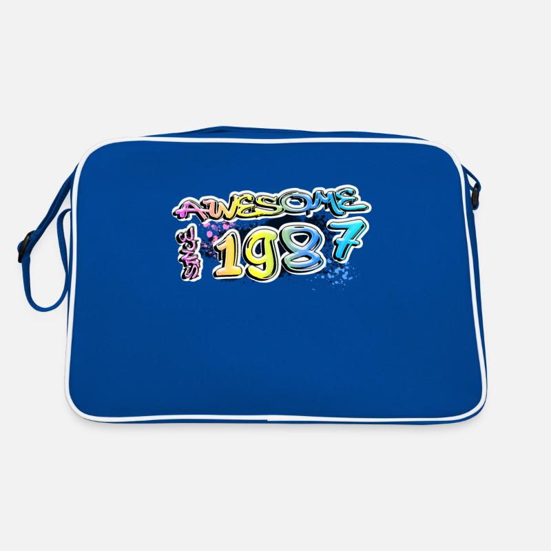 Awesome since 1987 Graffiti Motiv Retro Tasche