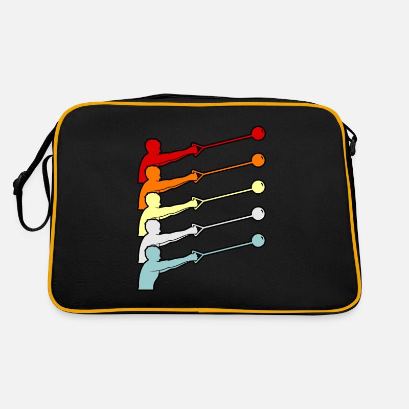 Wirft Hammerwurf Retro Tasche