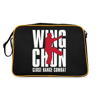 Wing Chun Combat à courte portée Combat Kung Fu Combat - Sac Retro - noir/or - Dos