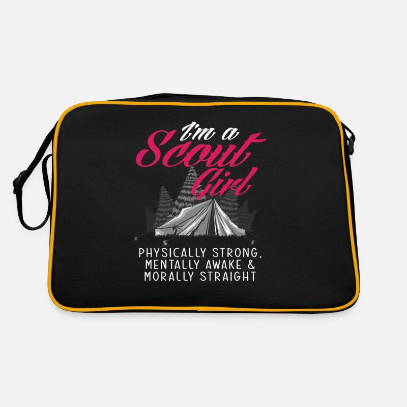 Pfadfinder Mädchen Retro Tasche