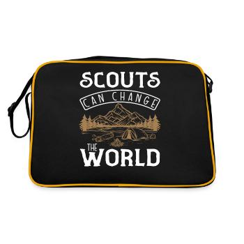 Scout World Adventure Nature - Retro Bag - black/gold - Back