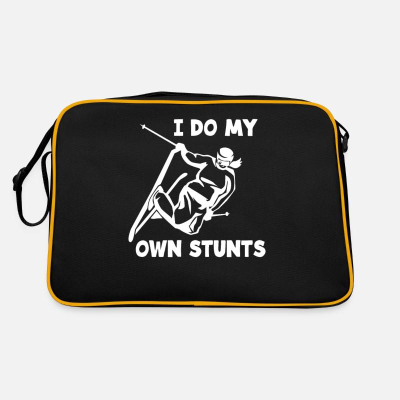 Skiing Ski Retro Bag