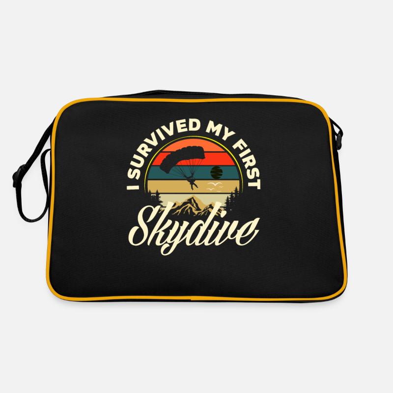 Premier saut en parachute parachutisme Sac Retro