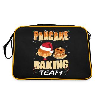 Crêpe de Noël Crêpe Cuisson - Sac Retro - noir/or - Dos