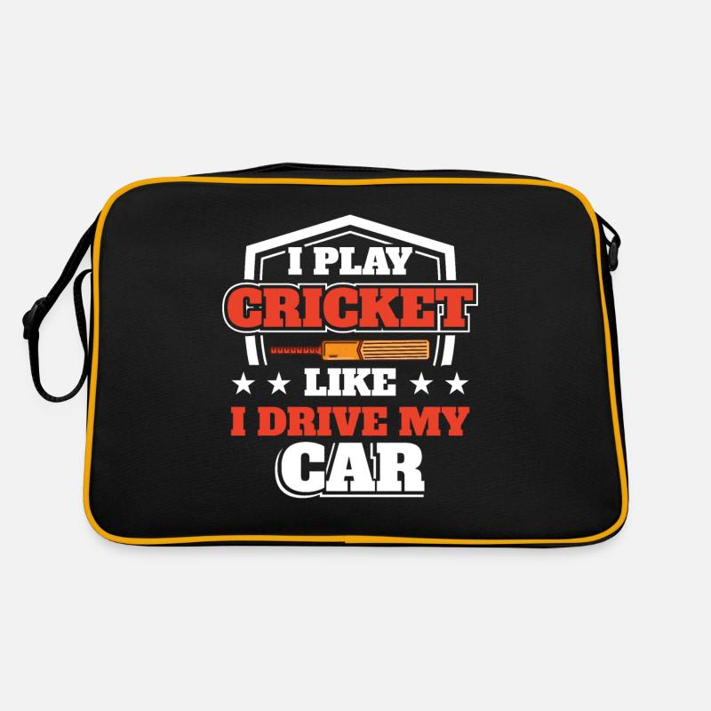 Cricket Trainer Spieler Retro Tasche