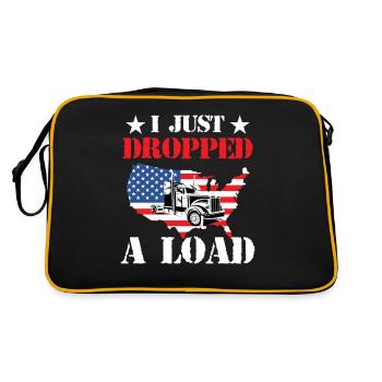 Vehicle I just dropped a load Pa - Retro Bag - black/gold - Back
