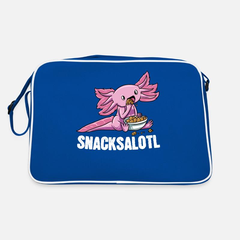 Snacksalotl Axolotl Salamandre Snaxolotl Sac Retro