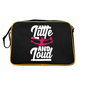 Drôle de pom-pom girl Cheerleading Cadeau - Sac Retro - noir/or - Dos