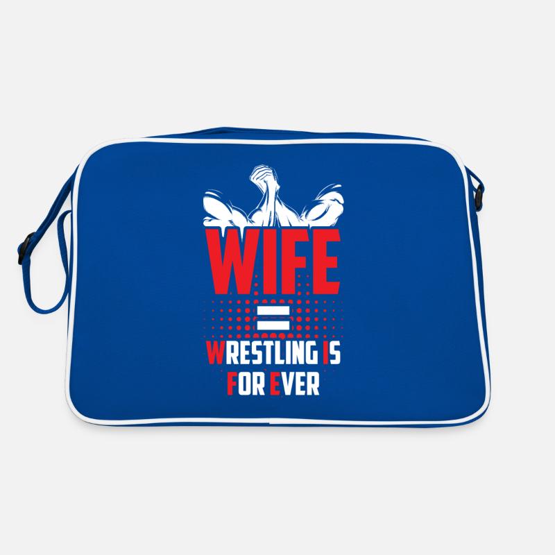 Ringen Grappling Wrestler Retro Tasche
