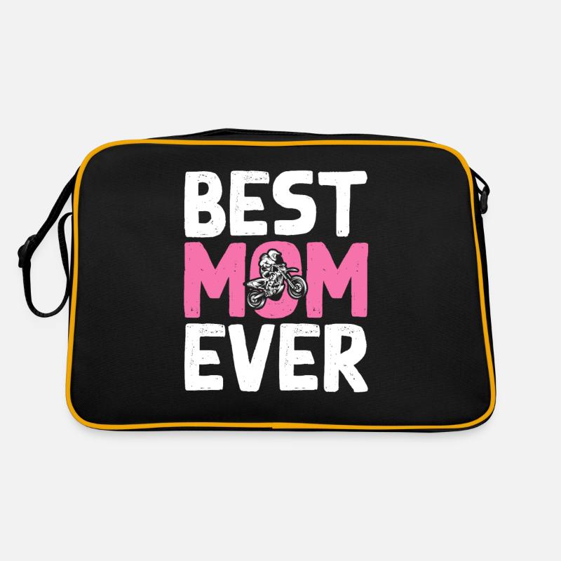 Dirt Bike Biker Beste Mutter Aller Zeiten Retro Tasche
