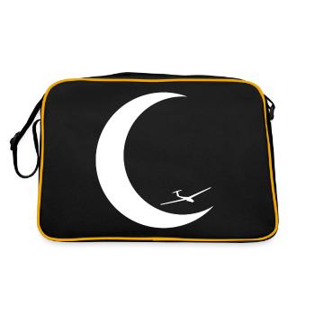 Crescent Moon - Glider - - Retro Bag - black/gold - Back