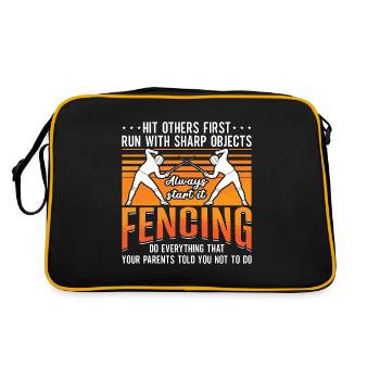 L’escrime a frappé les autres premier escrimeur rétro Epee Fighter - Sac Retro - noir/or - Dos