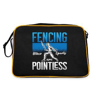 Escrime D’autres sports sont des épées longues Fighter Fencer - Sac Retro - noir/or - Dos