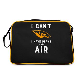 Stabhochsprung Hochsprung Leichtathletik Zehnkampf - Retro Tasche - Schwarz/Gold - Hinten