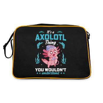 C’est une chose axolotl que vous ne comprenez pas - Sac Retro - noir/or - Dos