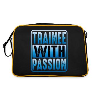 Trainee With Passion - Retro Bag - black/gold - Back