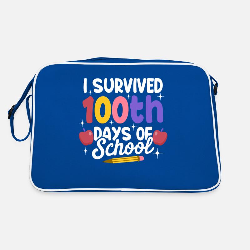 Teaching Teaching 100th Days of School Teachers Retro Bag