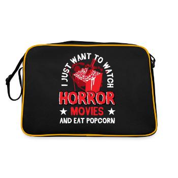 Films d’horreur Amateurs de films d’horreur Popcorn - Sac Retro - noir/or - Dos