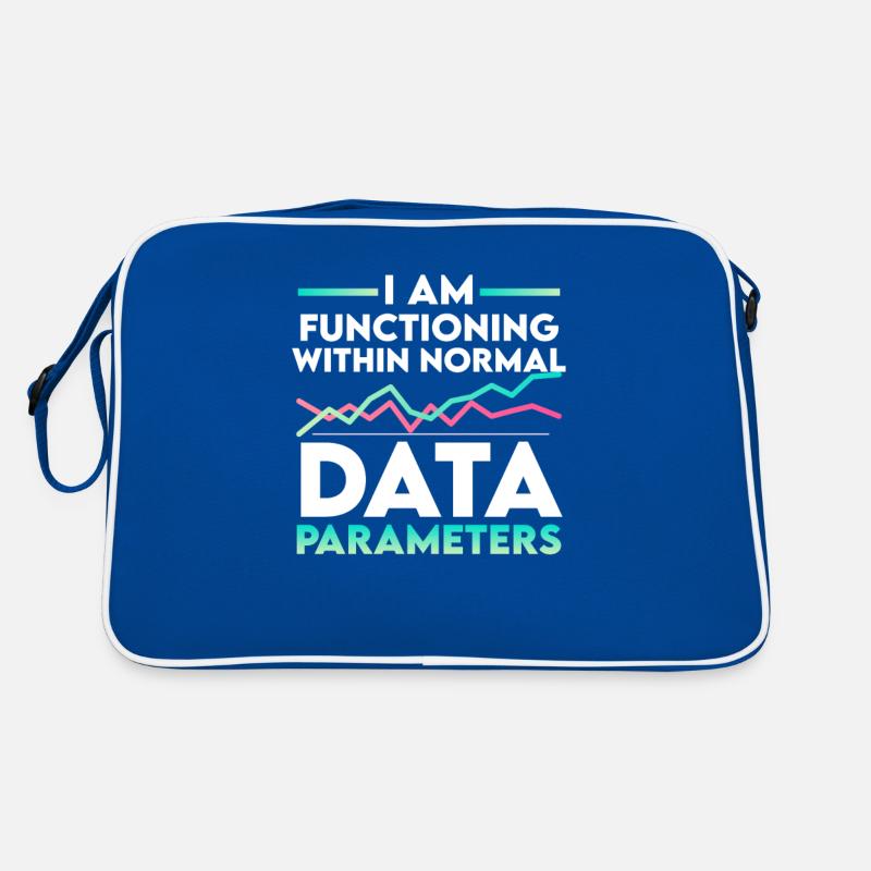 Parameters US Flag Computer Data Scientist Retro Bag