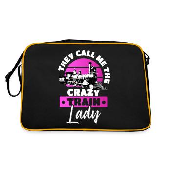 Technology Rail Crazy train driver - Retro Bag - black/gold - Back