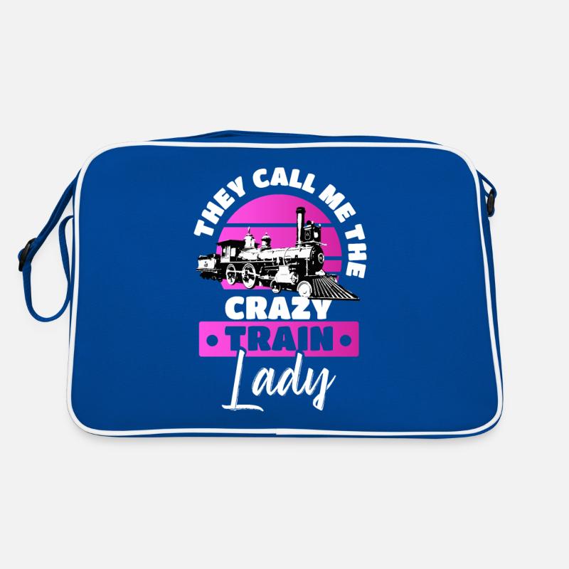 Technology Rail Crazy train driver Retro Bag