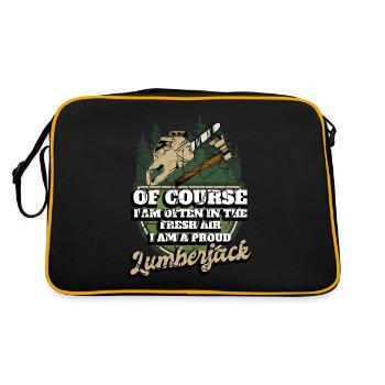 Tronçonneuse Sculpture Bois Outdoorsman Pride Wood - Sac Retro - noir/or - Dos