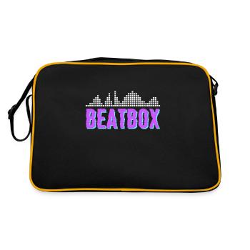 Beatboxer Beatbox Beatboxing Rappeur Graffiti Rhytmu - Sac Retro - noir/or - Dos