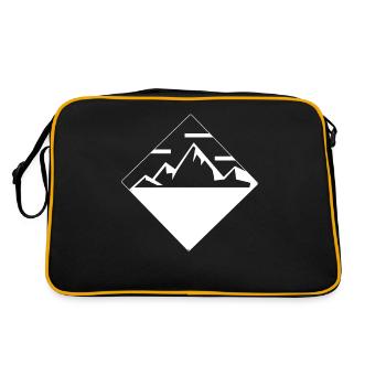 Place - Montagne - - Sac Retro - noir/or - Dos