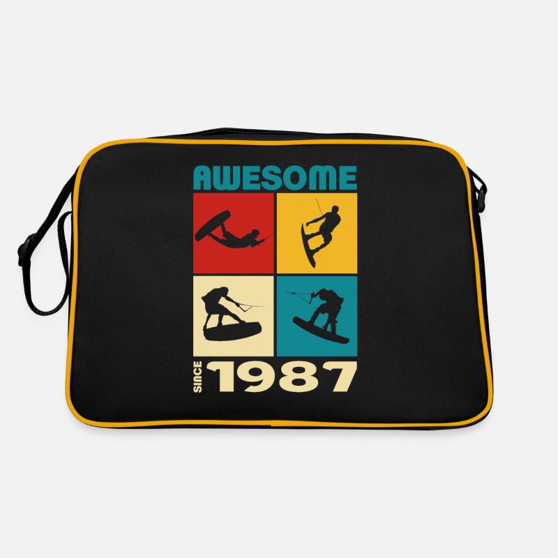 Awesome since 1987. Wakeboard Lifestyle Retro Tasche