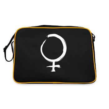 Symbole d’astrologie de Vénus - Sac Retro - noir/or - Dos
