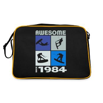 Génial depuis 1984. Wakeboard Lifestyle - Sac Retro - noir/or - Dos