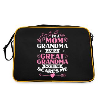 Arrière-grand-mère Grand-mère Arrière-grands-parents Grand-mère - Sac Retro - noir/or - Dos