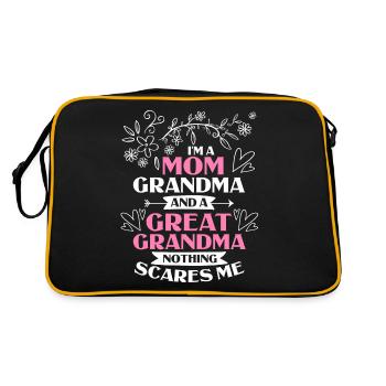 Arrière-grand-mère Grand-mère Arrière-grands-parents Grand-mère - Sac Retro - noir/or - Dos