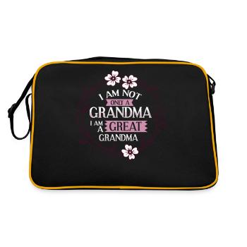 Arrière-grand-mère Grand-mère Arrière-grands-parents Grand-mère - Sac Retro - noir/or - Dos